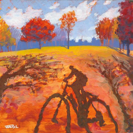 Bicycle Shadow By Jim Musil Art Print - 12 X 12-Penny Lane Publishing-The Village Merchant