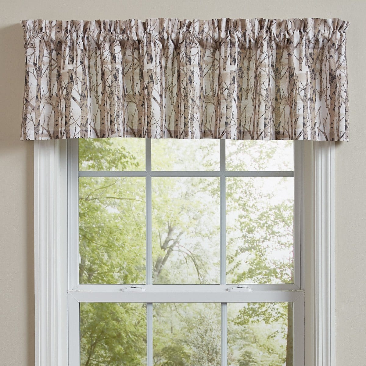 Birch Forest Printed Valance Unlined-Park Designs-The Village Merchant