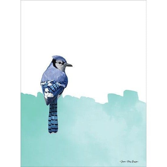 Penny Lane Publishing Bird On Blue By Seven Trees Art Print - 12 X 16
