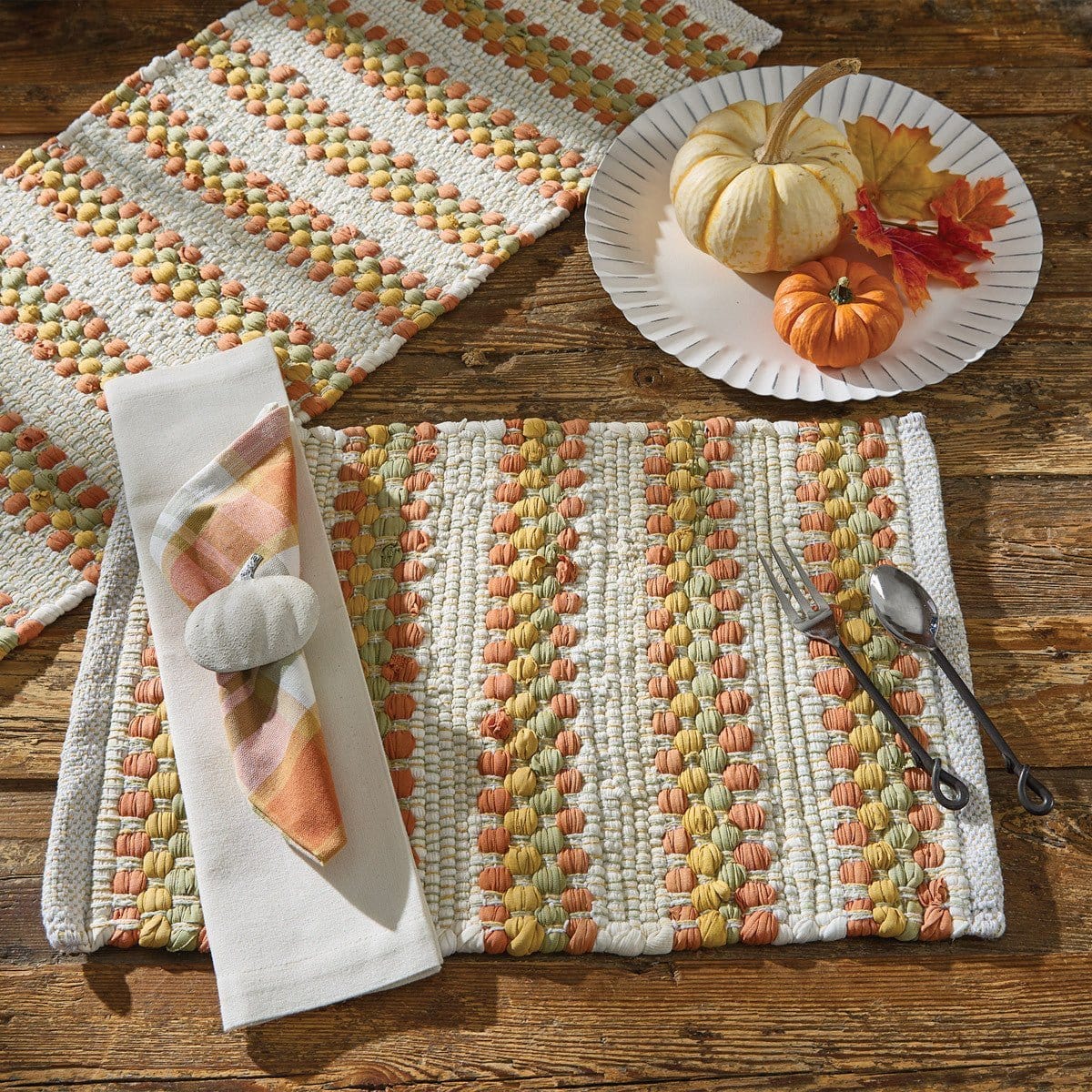 Bittersweet Chindi Table Runner 54" Long-Park Designs-The Village Merchant