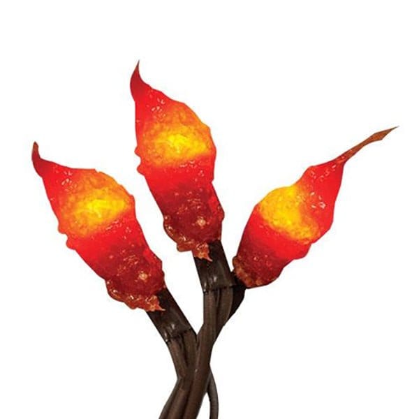 Bittersweet Silicone Dipped Electric Light String 20 Count Brown Cord-Craft Wholesalers-The Village Merchant