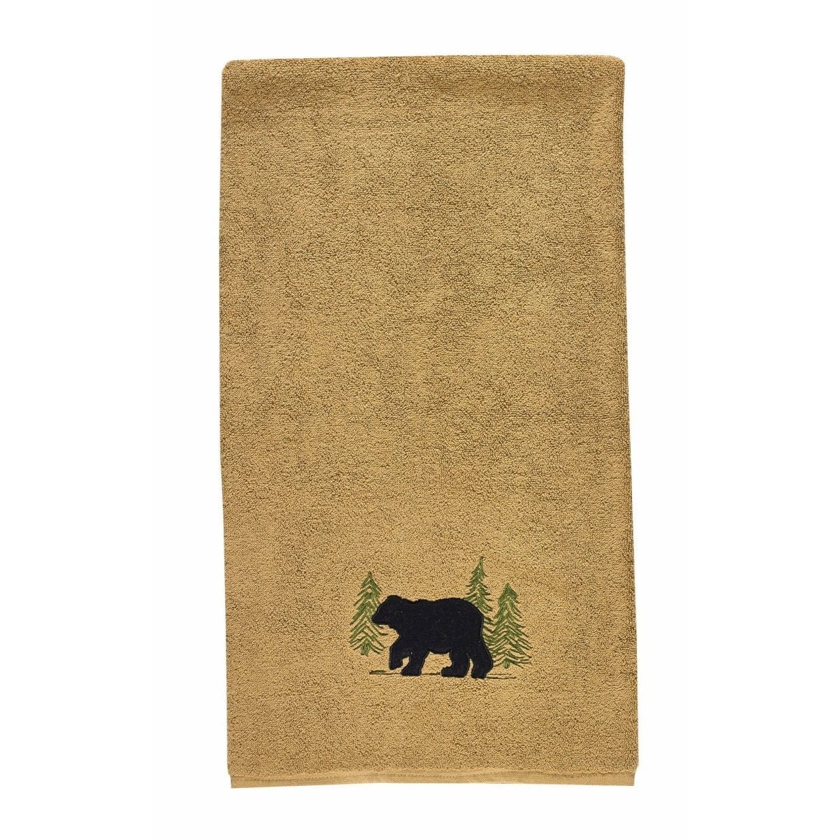 Black Bear Terry Bath Towel-Park Designs-The Village Merchant