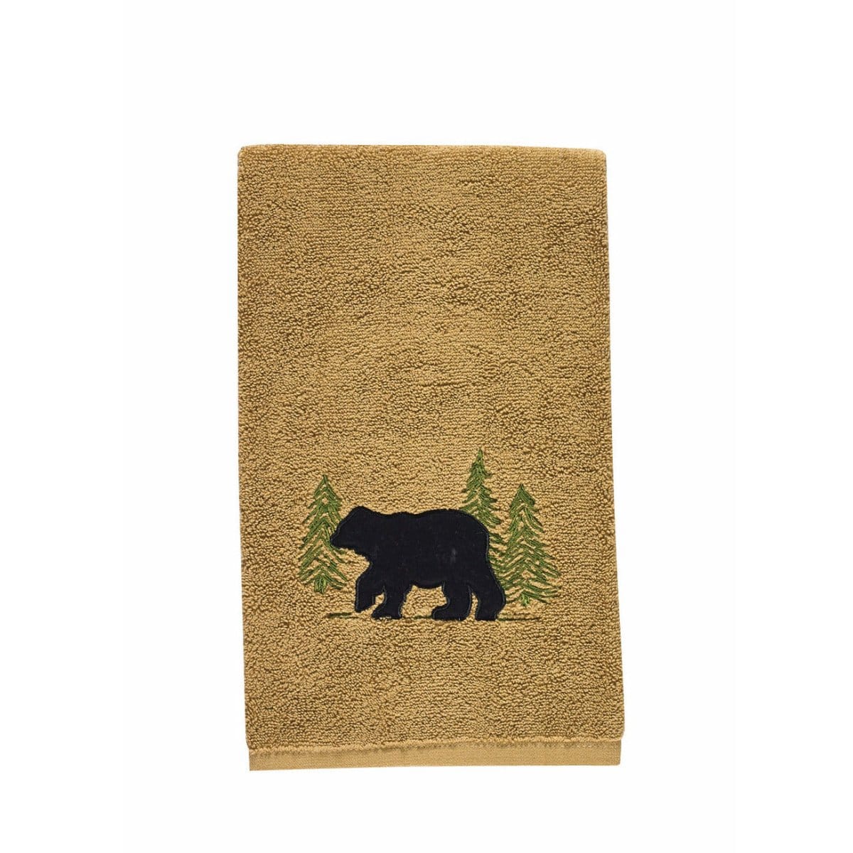 Black Bear Terry Hand Towel-Park Designs-The Village Merchant