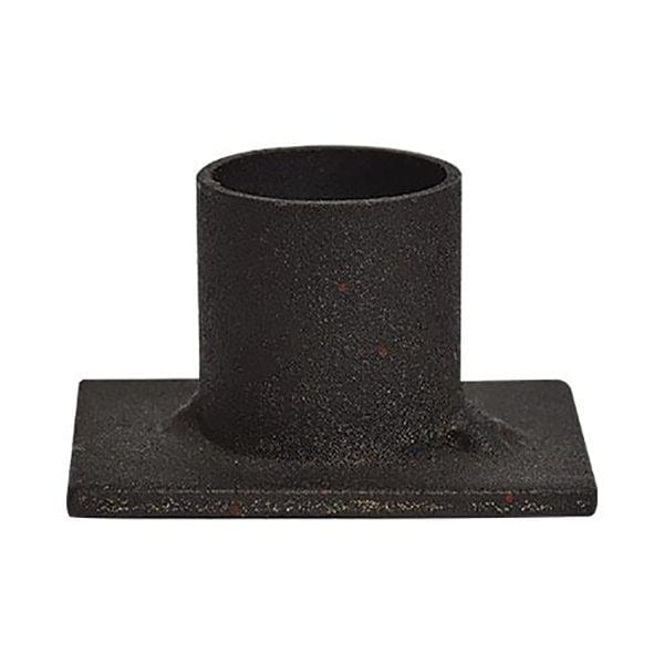 Black Iron - Primitive Candle Holder For Taper Candles Rectangle-CWI Gifts-The Village Merchant