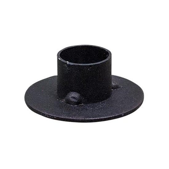 Black Iron - Primitive Candle Holder For Taper Candles Round-Craft Wholesalers-The Village Merchant