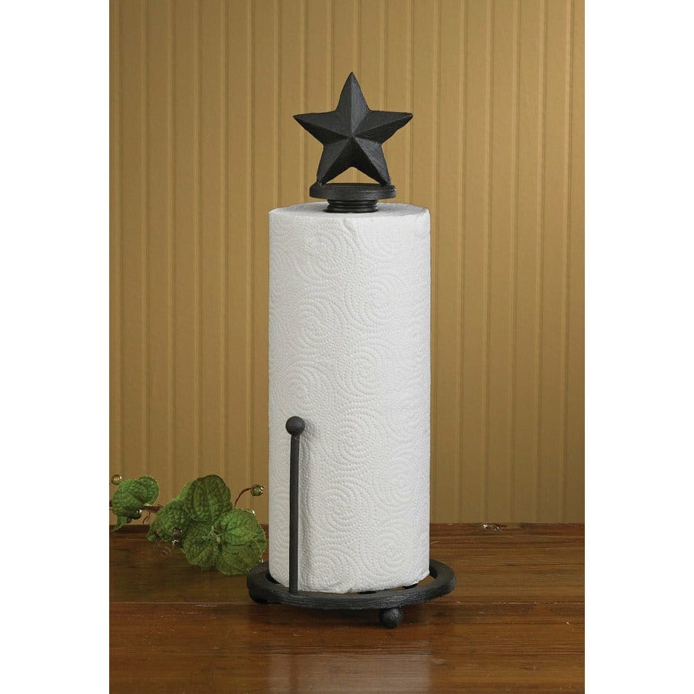 Adobe Wrought Iron Paper Towel Holder Countertop
