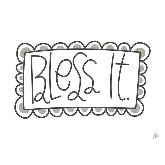Penny Lane Publishing Bless It By Erin Barrett Art Print - 12 X 16
