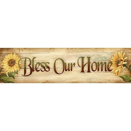 Penny Lane Publishing Bless Our Home By Ed Wargo Art Print - 8 X 30