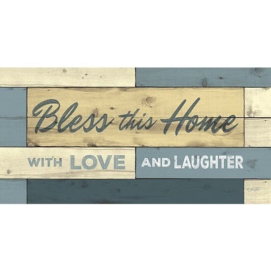 Bless This Home By Lauren Rader Art Print - 9 X 18-Penny Lane Publishing-The Village Merchant