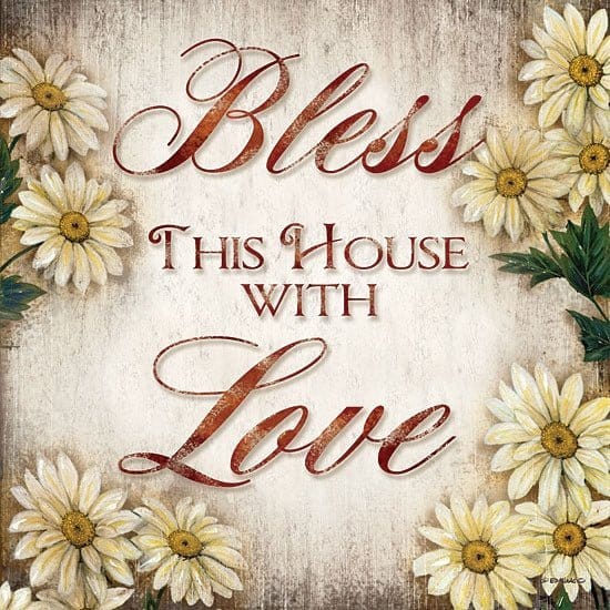 Penny Lane Publishing Bless This House By Ed Wargo Art Print - 12 X 12