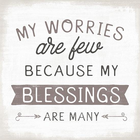 Penny Lane Publishing Blessings Are Many By Mollie B Right Art Print - 12 X 12
