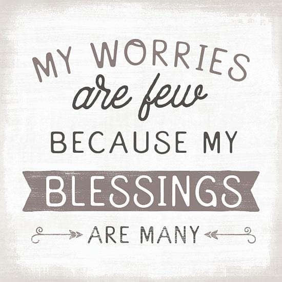 Blessings Are Many By Mollie B Right Art Print - 12 X 12-Penny Lane Publishing-The Village Merchant