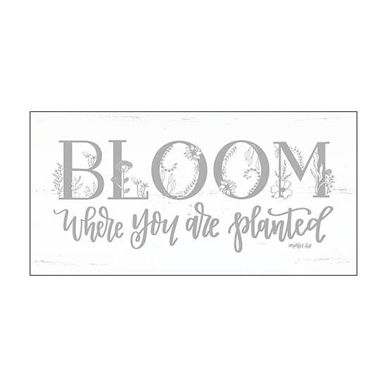 Penny Lane Publishing Bloom Where You Are Planted By Imperfect Dust Art Print - 9 X 18