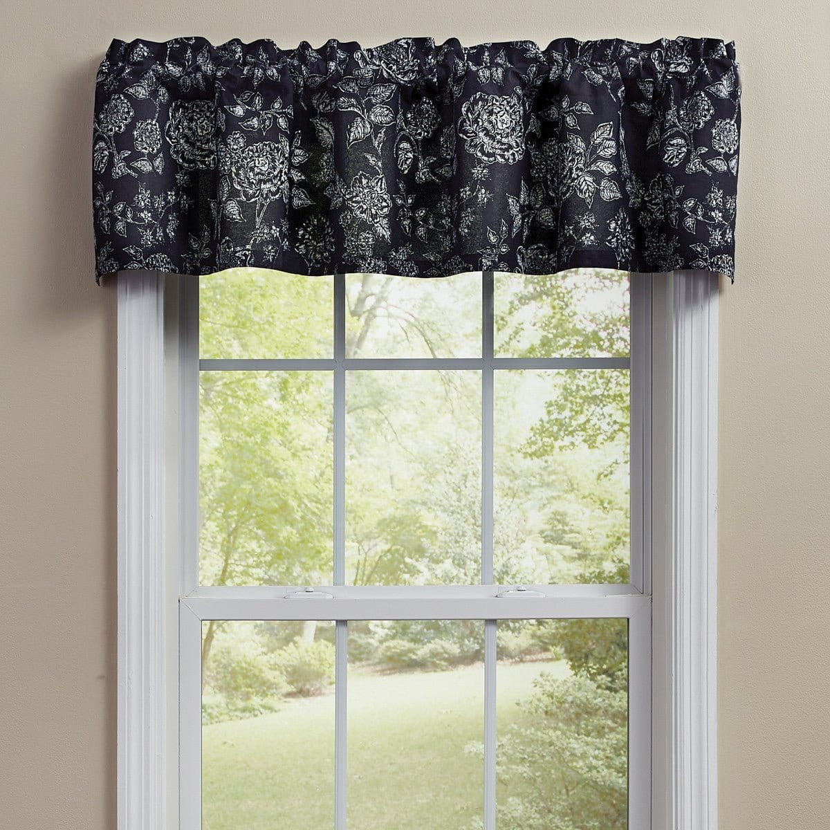 Blooming Printed Valance Unlined-Park Designs-The Village Merchant