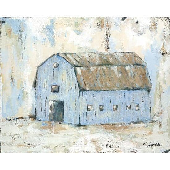 Blue Barnyard By Jennifer Holden Art Print - 12 X 16-Penny Lane Publishing-The Village Merchant