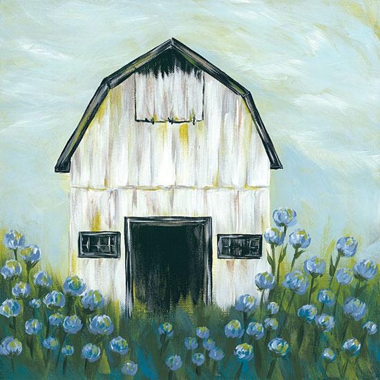 Penny Lane Publishing Blue Flowers By Michele Norman Art Print - 12 X 12