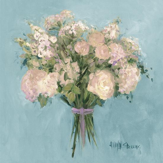 Penny Lane Publishing Blue Rose Bouquet I By JG Studios Art Print - 12 X 12