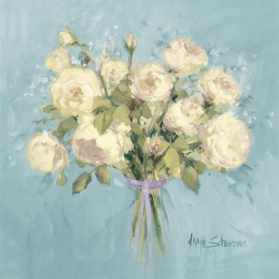 Penny Lane Publishing Blue Rose Bouquet II By JG Studios Art Print - 12 X 12