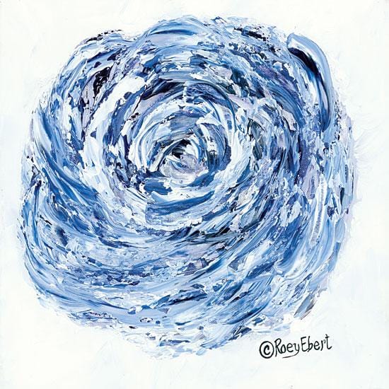 Penny Lane Publishing Blue Rose By Roey Ebert Art Print - 12 X 12