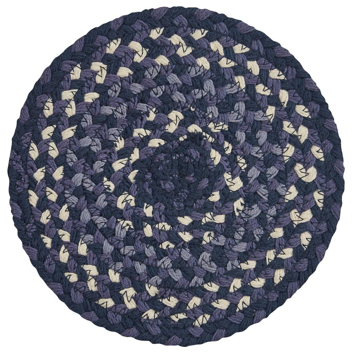 Bluestone Braided Trivet 8" Diameter Round-Park Designs-The Village Merchant