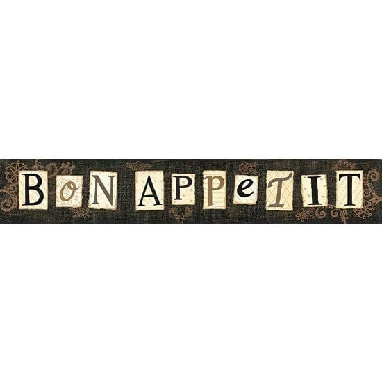 Penny Lane Publishing Bon Appetit By Annie La Point Art Print - 6 X 36