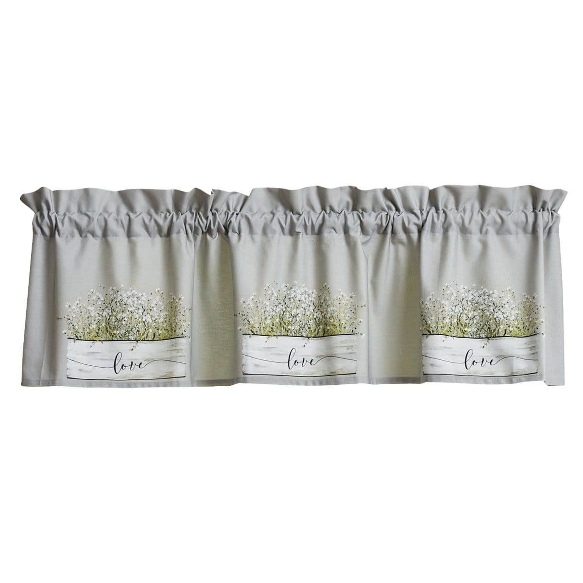 Bouquet Of Grace Printed Valance Unlined-Park Designs-The Village Merchant