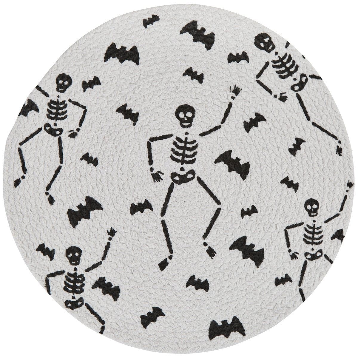 Braided Skeleton Placemat Round-Park Designs-The Village Merchant