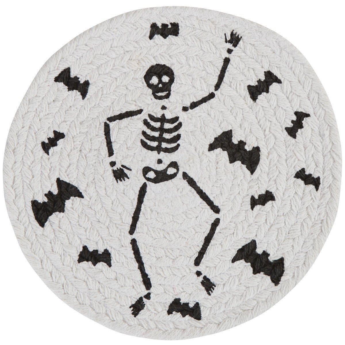 Braided Skeleton Trivet Round-Park Designs-The Village Merchant