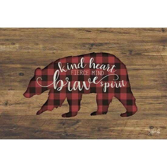 Penny Lane Publishing Brave Spirit Bear By Marla Rae Art Print - 12 X 18