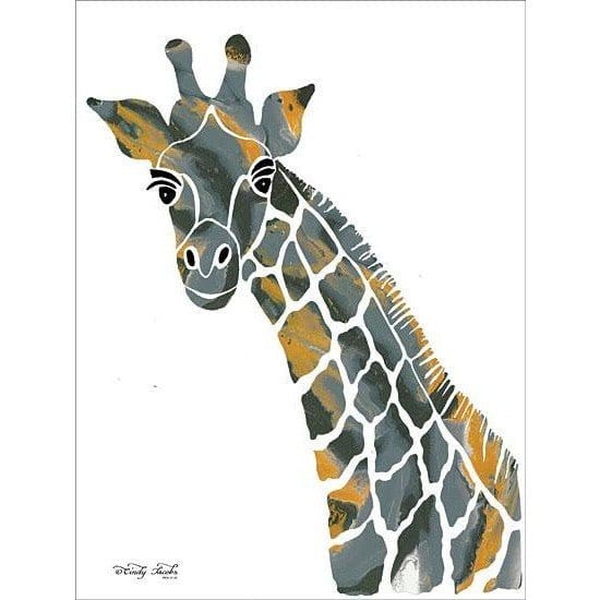Penny Lane Publishing Bright Giraffe II By Cindy Jacobs Art Print - 12 X 16