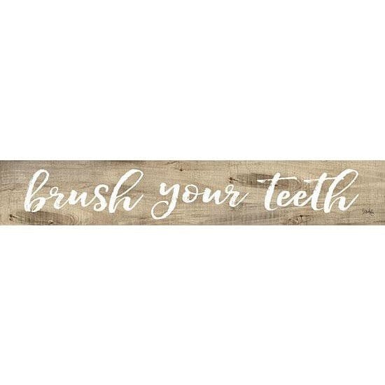 Brush Your Teeth By Marla Rae Art Print - 4 X 24-Penny Lane Publishing-The Village Merchant