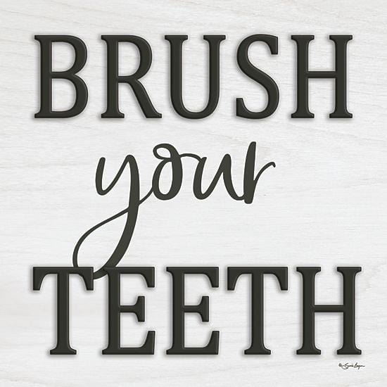 Brush Your Teeth By Susie Boyer Art Print - 12 X 12-Penny Lane Publishing-The Village Merchant