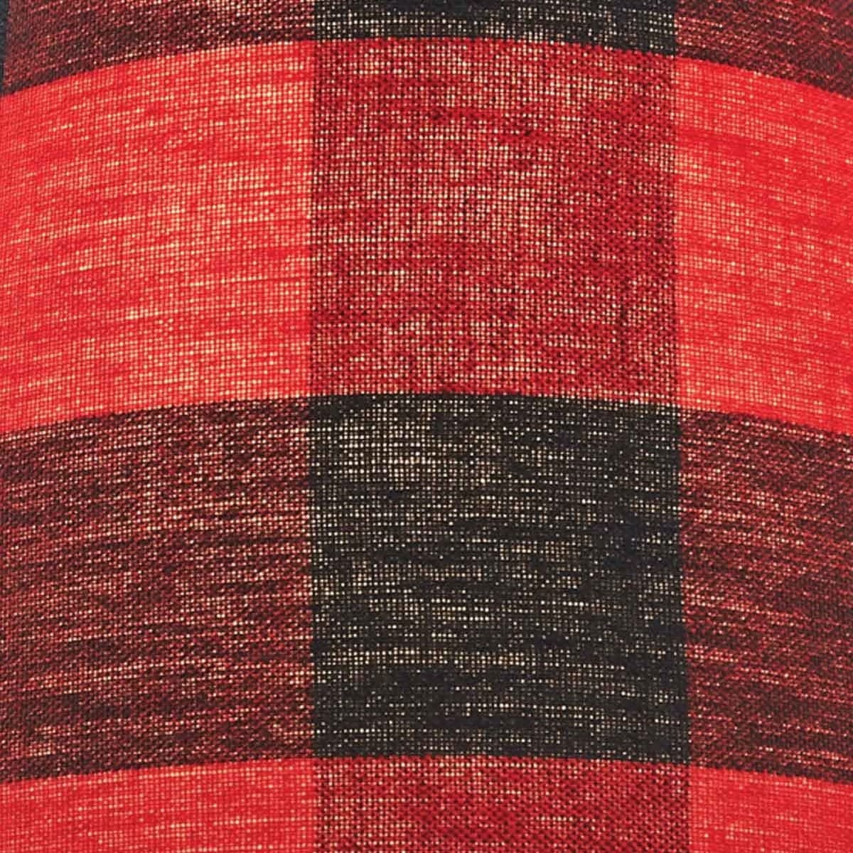 Buffalo Check in Red &amp; Black Fabric Lamp Shade - 3 Sizes