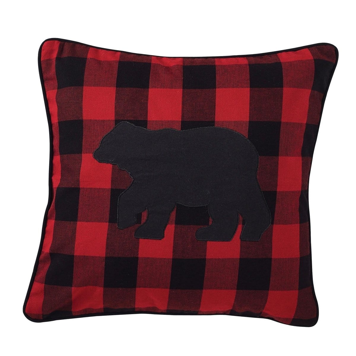 Buffalo Check Pillow 18" x 18"-Park Designs-The Village Merchant