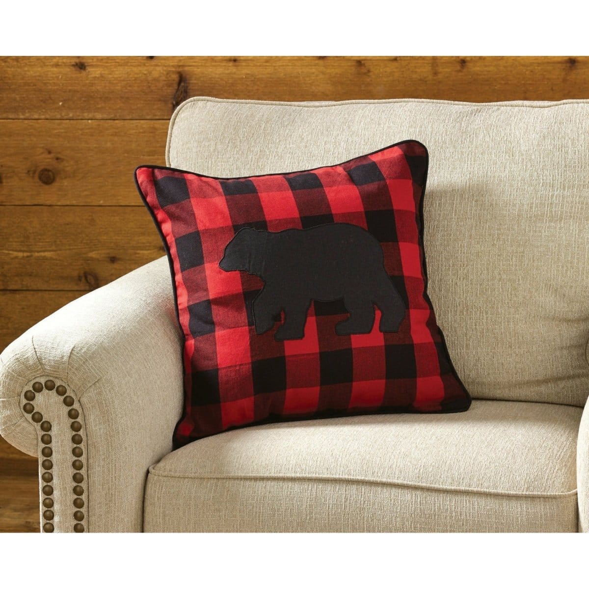 Buffalo Check Pillow 18&quot; x 18&quot;-Park Designs-The Village Merchant