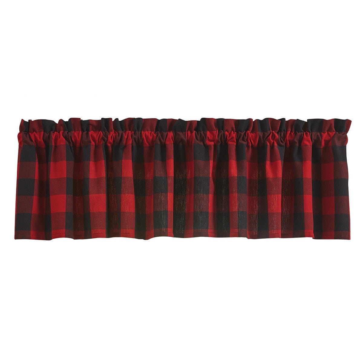 Buffalo Check Plaid Valance Unlined-Park Designs-The Village Merchant