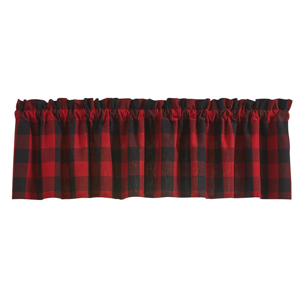 Buffalo Check Plaid Valance Unlined-Park Designs-The Village Merchant