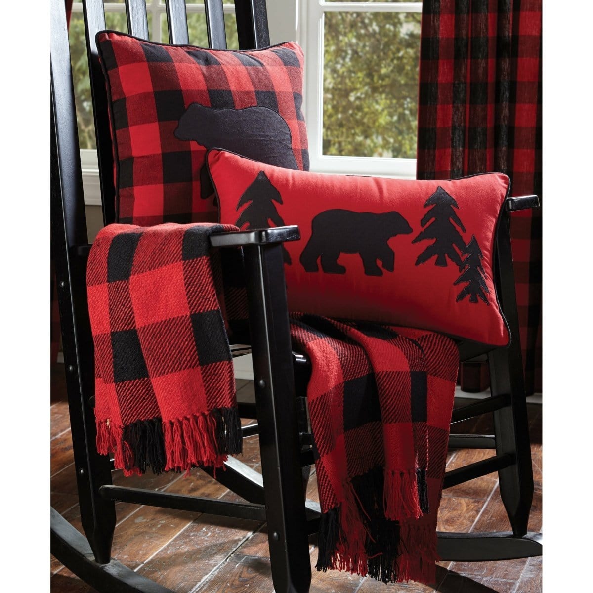 Buffalo Check Throw 50" x 60"-Park Designs-The Village Merchant
