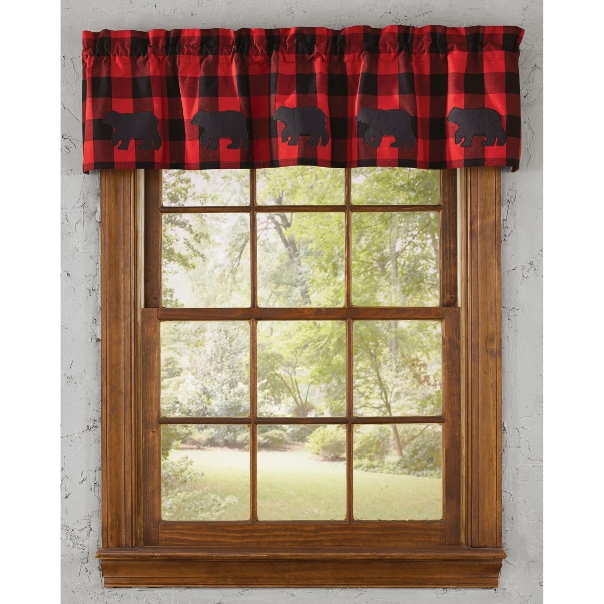 Buffalo Check Valance Unlined-Park Designs-The Village Merchant