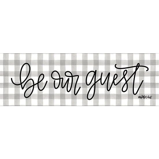 Buffalo Plaid Be Our Guest By Imperfect Dust Art Print - 6 X 18-Penny Lane Publishing-The Village Merchant