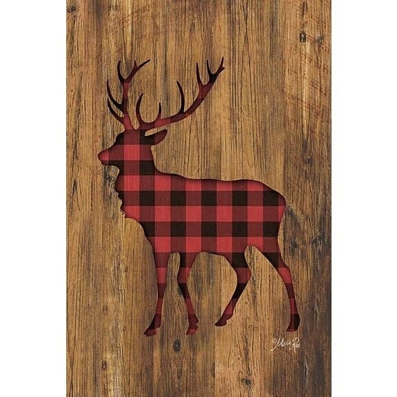Penny Lane Publishing Buffalo Print Deer By Marla Rae Art Print - 12 X 18