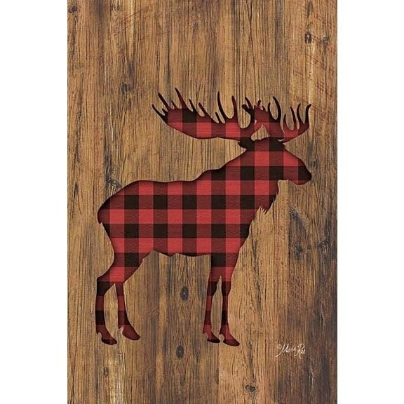 Penny Lane Publishing Buffalo Print Moose By Marla Rae Art Print - 12 X 18