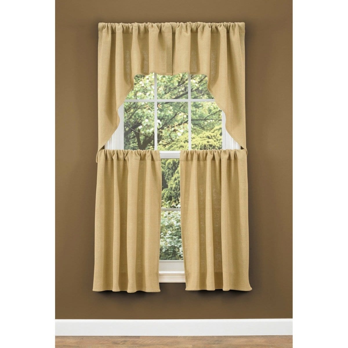 Burlap Swag Pair 36" Long Unlined-Park Designs-The Village Merchant