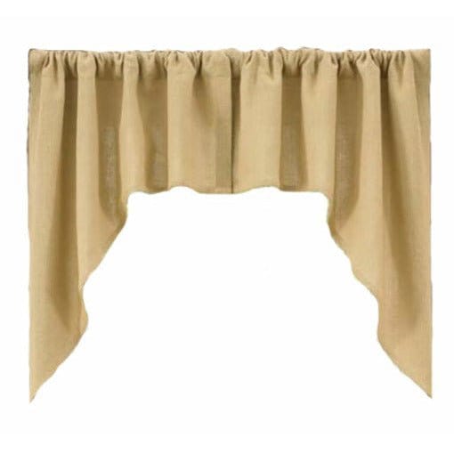 Burlap Swag Pair 36" Long Unlined-Park Designs-The Village Merchant