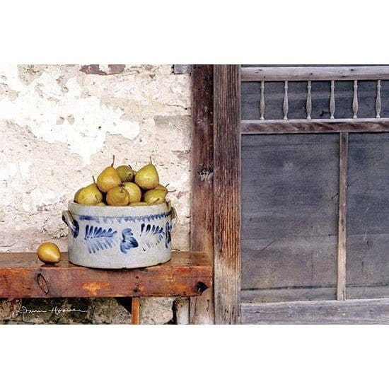 Bushel And A Peck Crock Of Pears By Irvin Hoover Art Print - 12 X 18-Penny Lane Publishing-The Village Merchant