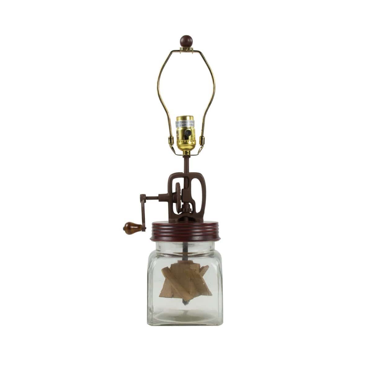 Butter Churn In Red Table Lamp-Park Designs-The Village Merchant
