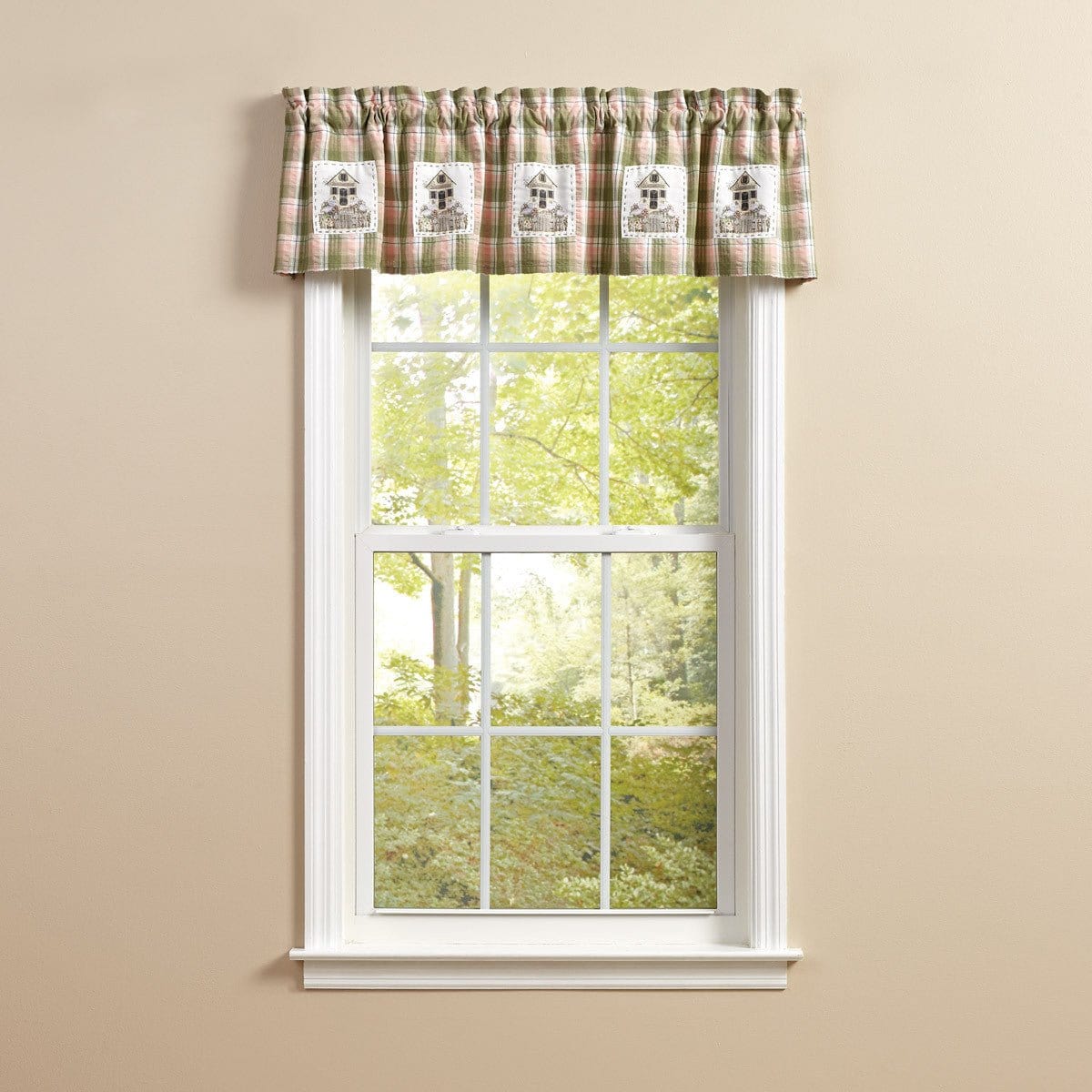 Butterfly Garden Patch Valance Lined-Park Designs-The Village Merchant