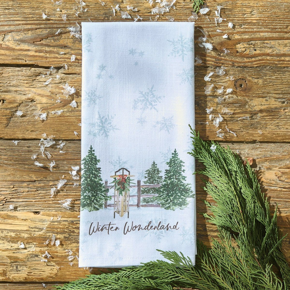 Cabin Sweet Cabin Winter Wonderland Decorative Towel-Park Designs-The Village Merchant