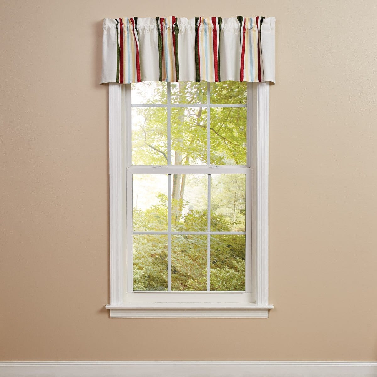 Camp Stripe Valance Unlined-Park Designs-The Village Merchant