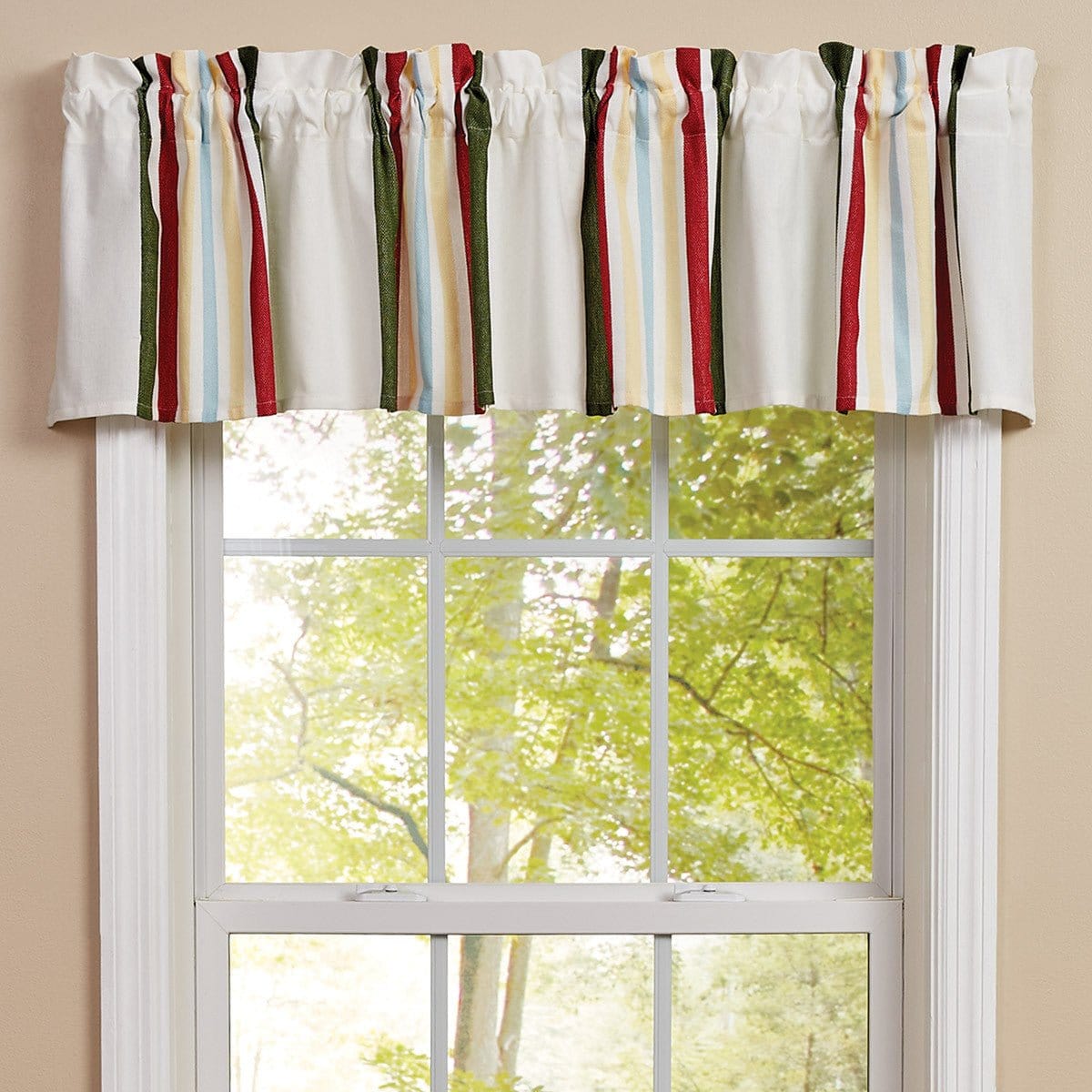 Camp Stripe Valance Unlined-Park Designs-The Village Merchant